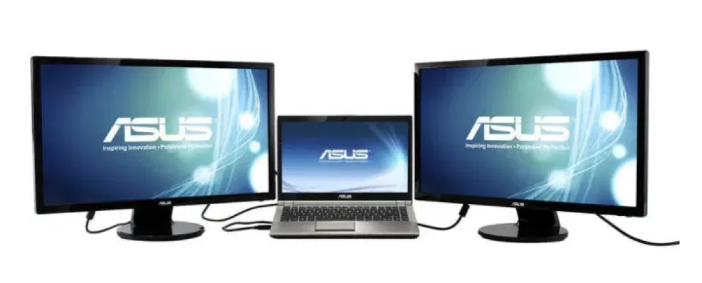 So schließen Sie 3 Monitore an eine Laptop-Dockingstation an 3 Double monitor
