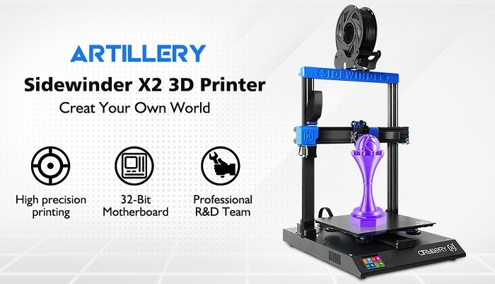 Artillery Sidewinder X2 SW-X2 3D Drucker