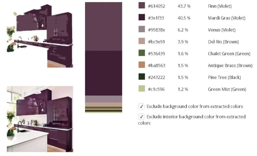 Beste Küchenfarben 10 Lila Farbe